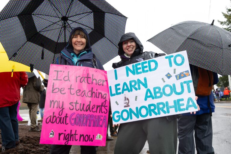 PCCFFAP members on the picket line during the 2026 strike