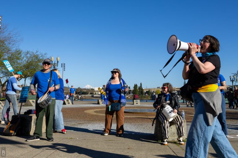 PCCFFAP members on the picket line during the 2026 strike
