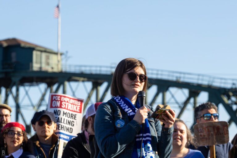 PCCFFAP members on the picket line during the 2026 strike