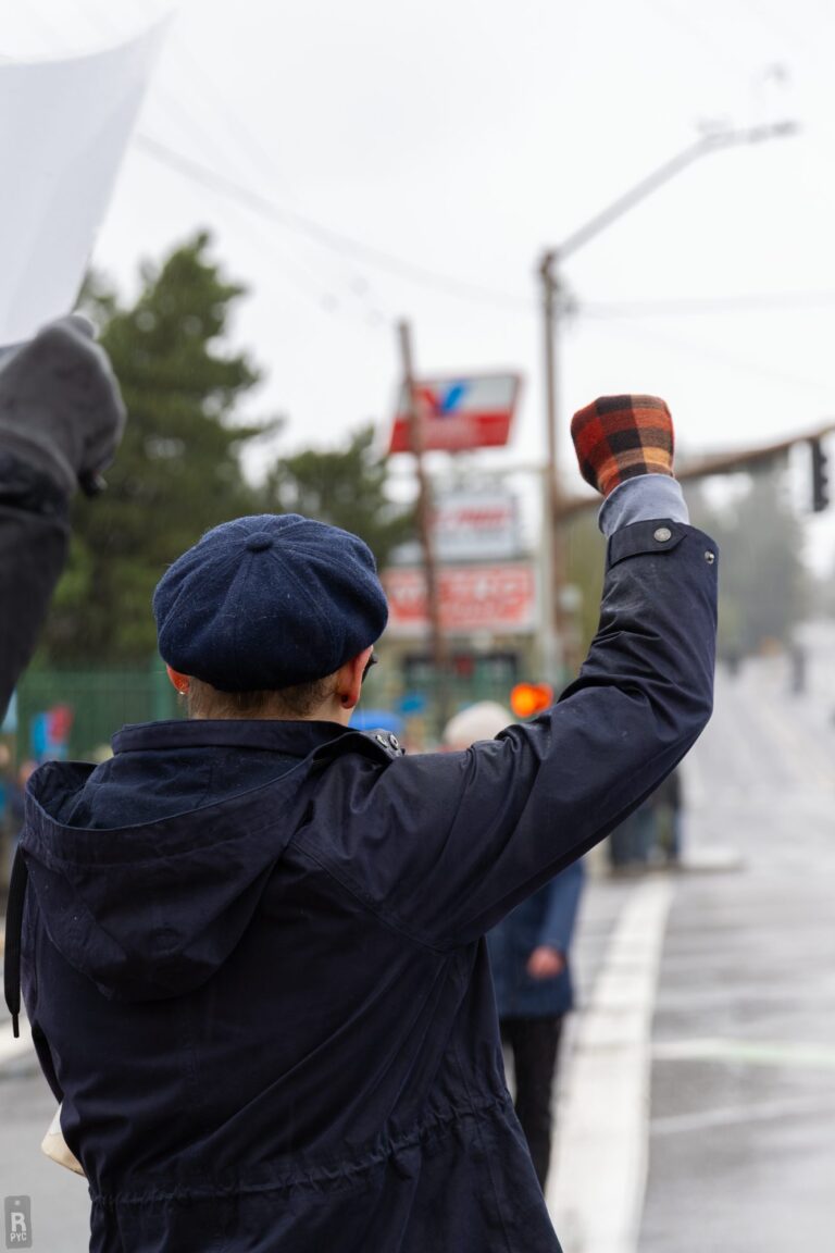 PCCFFAP members on the picket line during the 2026 strike