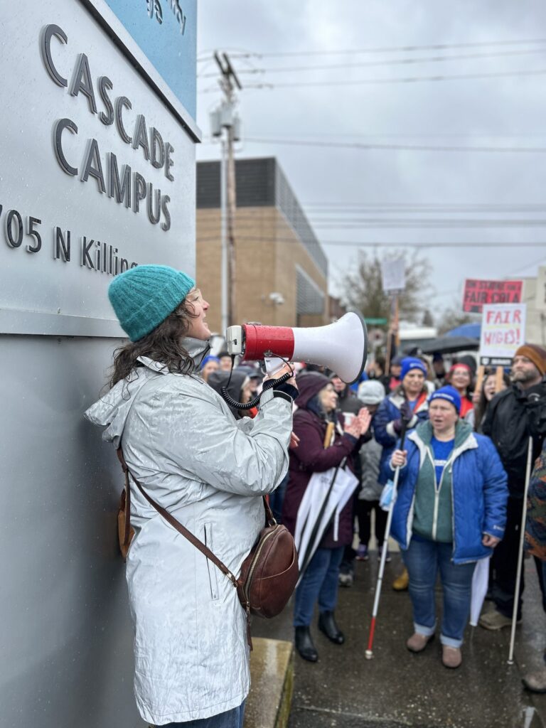 PCCFFAP members on the picket line during the 2026 strike