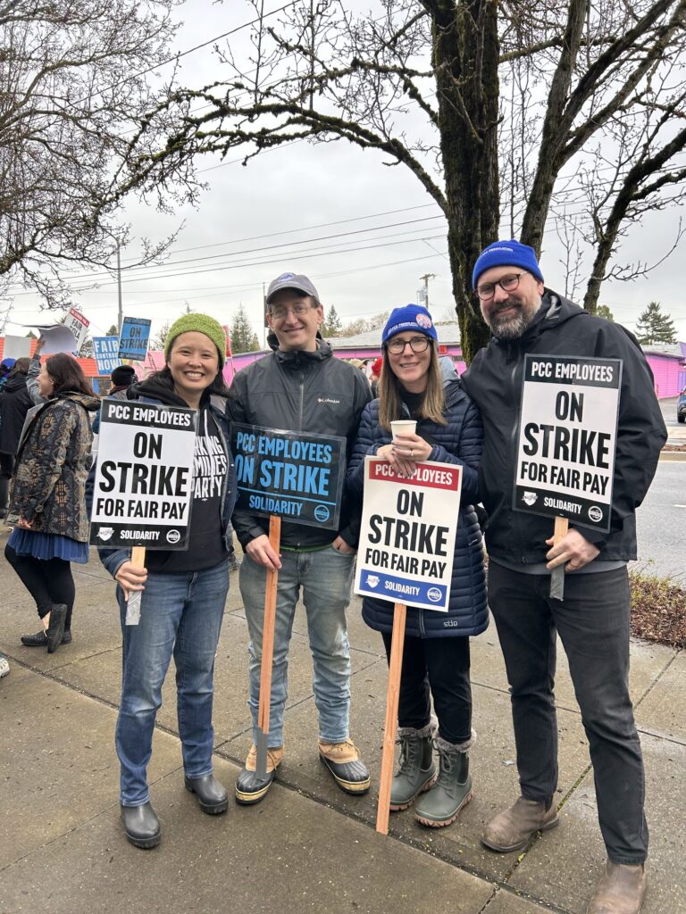 PCCFFAP members on the picket line during the 2026 strike