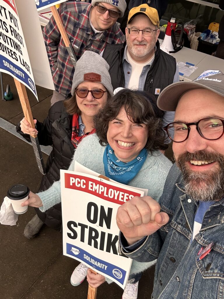 PCCFFAP members on the picket line during the 2026 strike