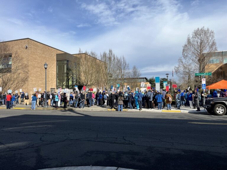 PCCFFAP members on the picket line during the 2026 strike