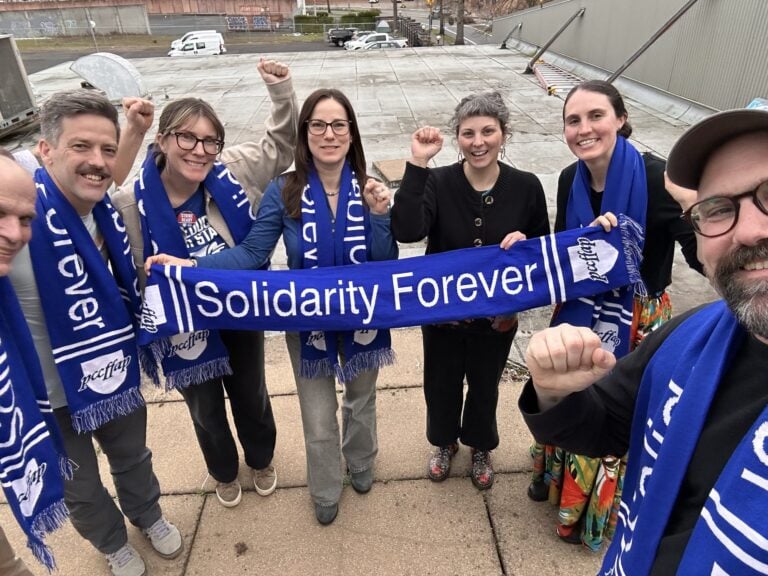 PCCFFAP members on the picket line during the 2026 strike