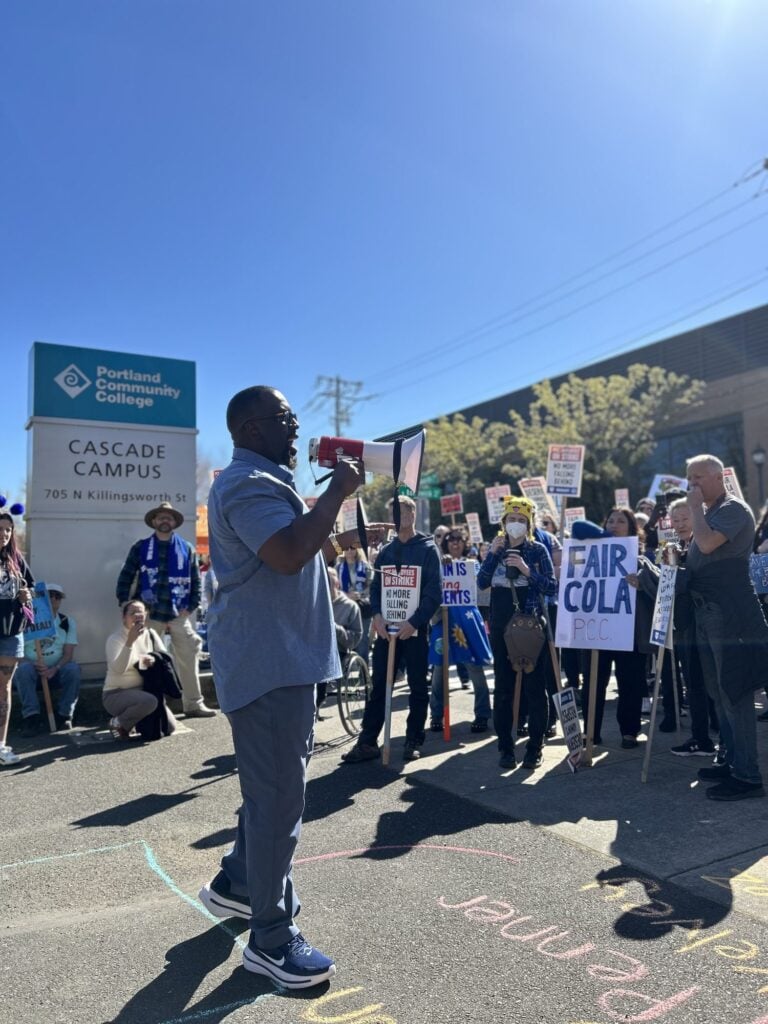 PCCFFAP members on the picket line during the 2026 strike
