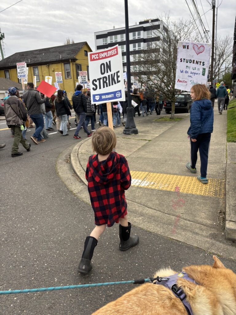 PCCFFAP members on the picket line during the 2026 strike
