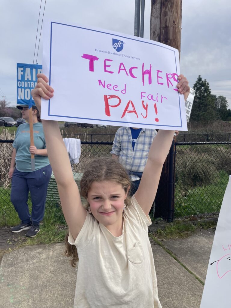 PCCFFAP members on the picket line during the 2026 strike