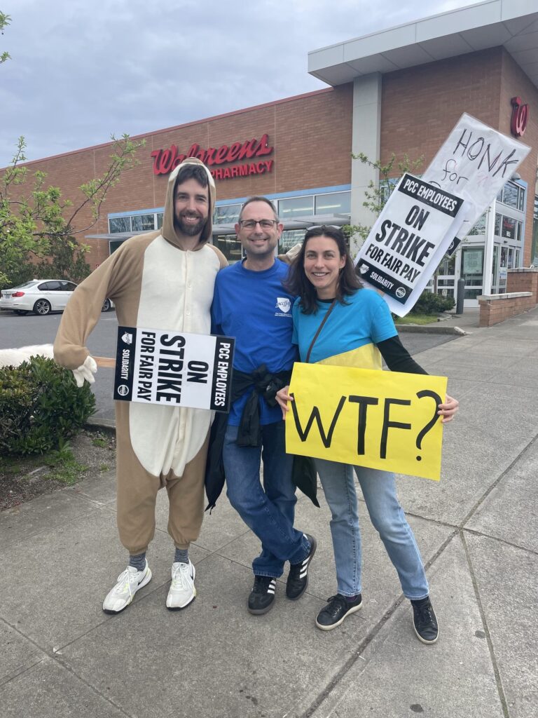 PCCFFAP members on the picket line during the 2026 strike