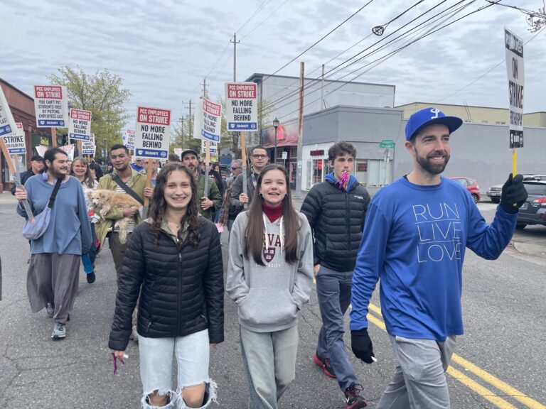 PCCFFAP members on the picket line during the 2026 strike
