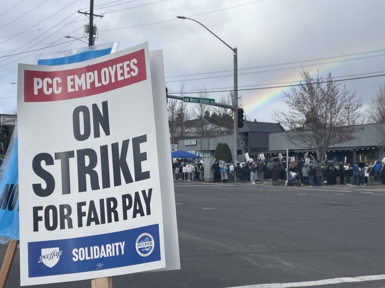 PCCFFAP members on the picket line during the 2026 strike