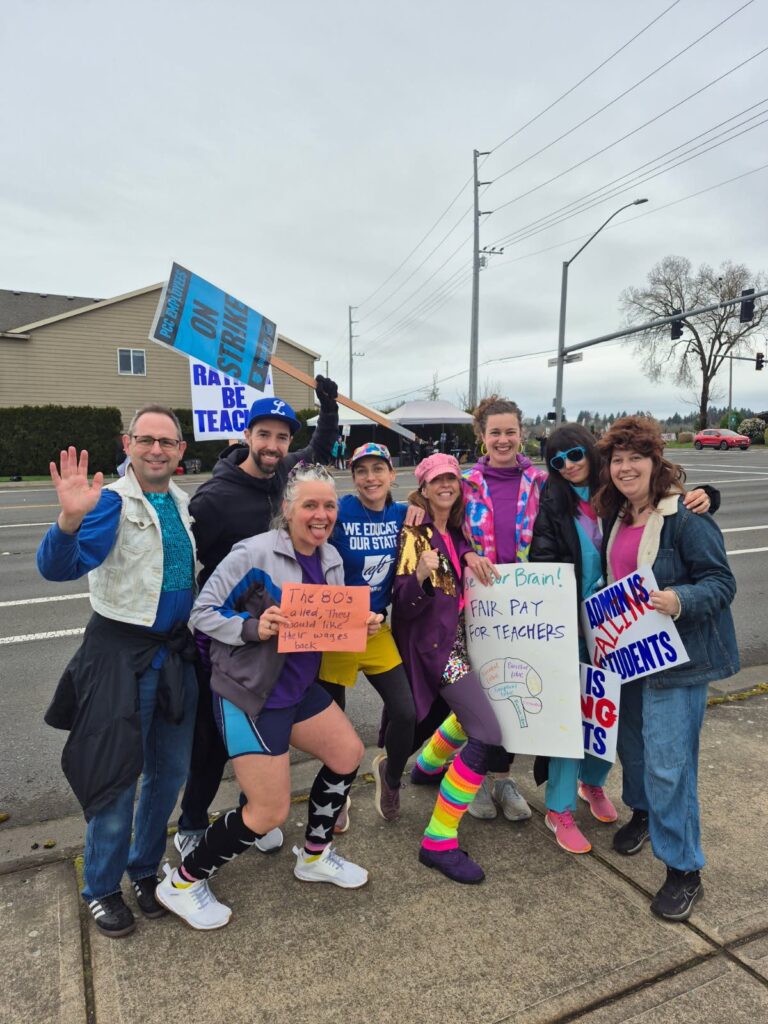 PCCFFAP members on the picket line during the 2026 strike