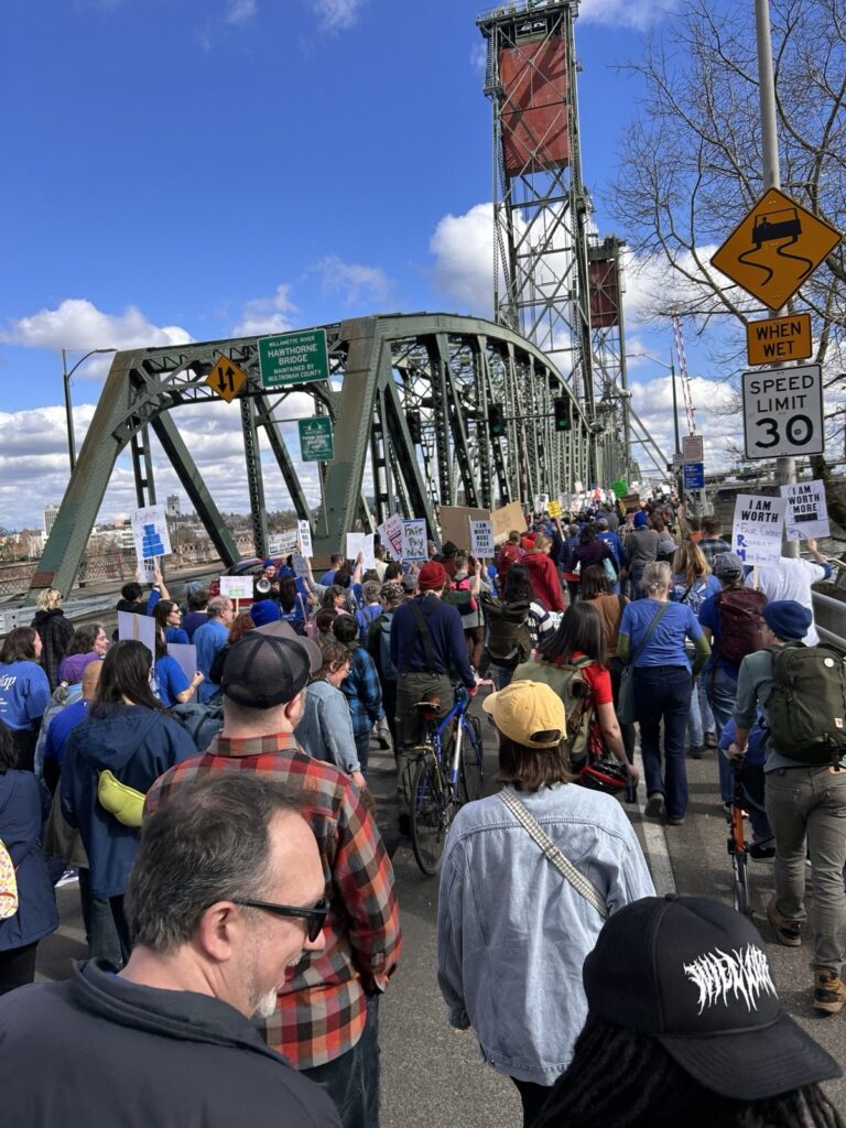 PCCFFAP members on the picket line during the 2026 strike