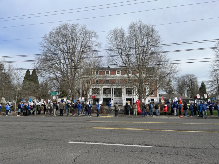 PCCFFAP members on the picket line during the 2026 strike