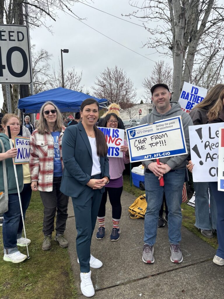 PCCFFAP members on the picket line during the 2026 strike