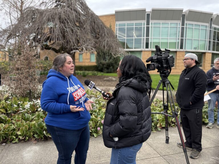 PCCFFAP members on the picket line during the 2026 strike