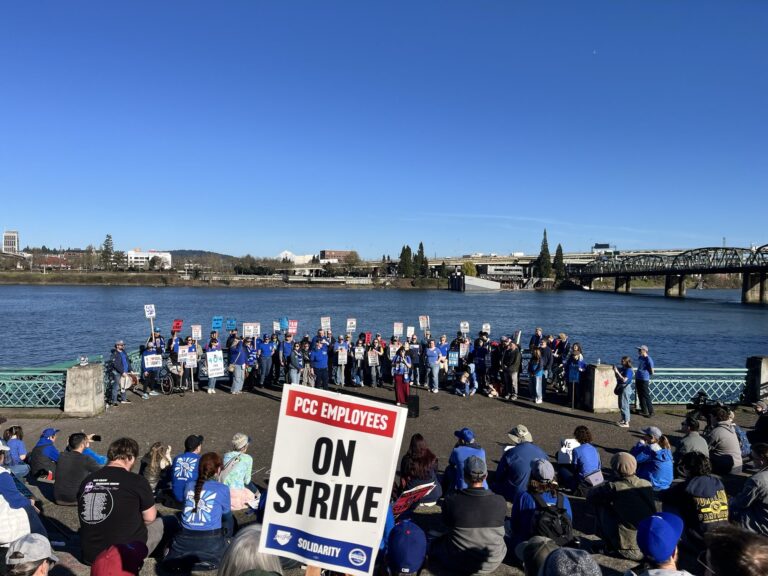 PCCFFAP members on the picket line during the 2026 strike