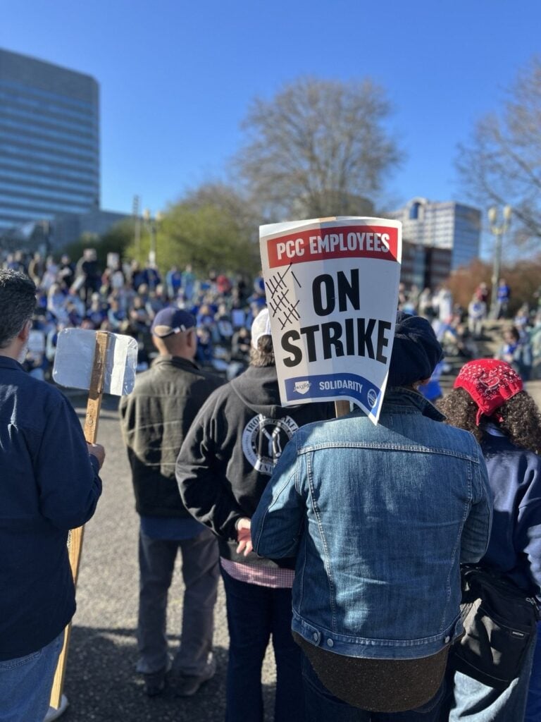 PCCFFAP members on the picket line during the 2026 strike