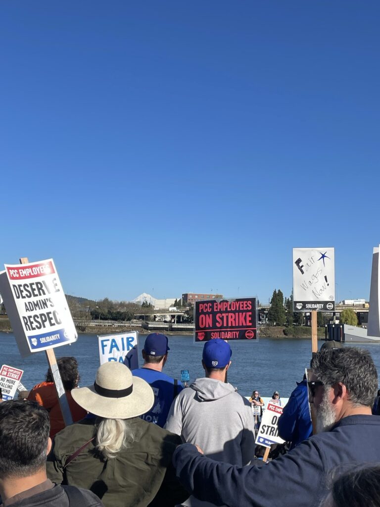 PCCFFAP members on the picket line during the 2026 strike